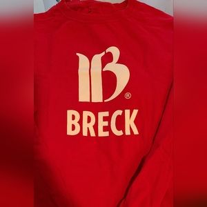 Breck long sleeve red shirt